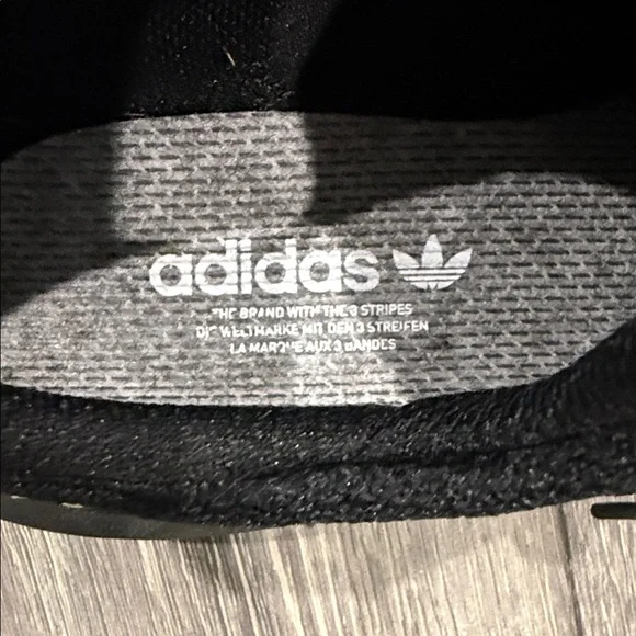 Adidas Women's Black Knit Sneakers - Picture 2 of 5